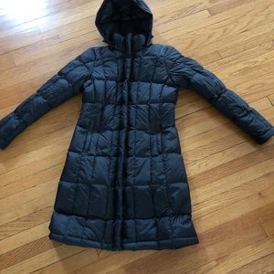 The North Face Black Long Down Coat